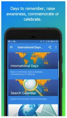 Calendar with International Da android App screenshot 4